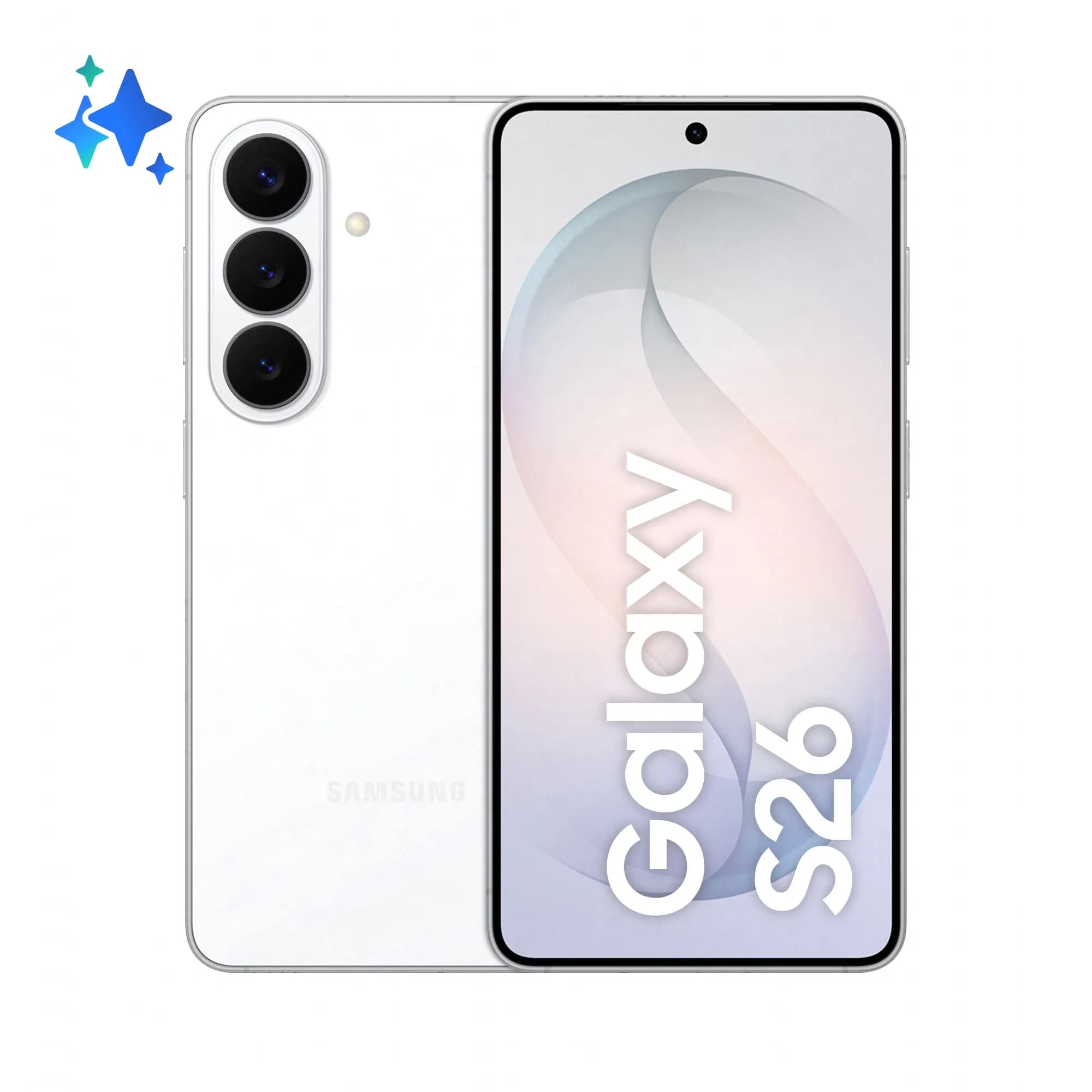 Samsung Galaxy S26 12/512 Gt -puhelin, valkoinen