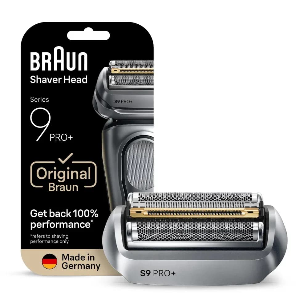 Braun 95M Generation 2 Series 9 Pro+ -vaihtoteräverkko ja terä, musta, ruostumaton teräs