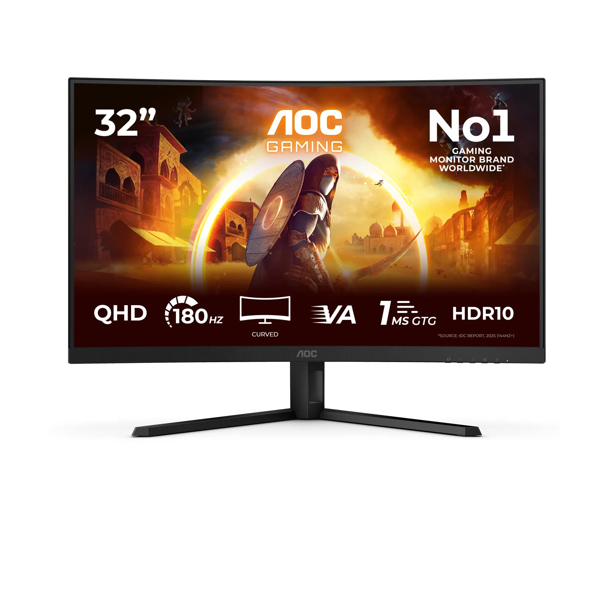 AOC CQ32G4VE 31.5" QHD, VA -kaareva pelinäyttö