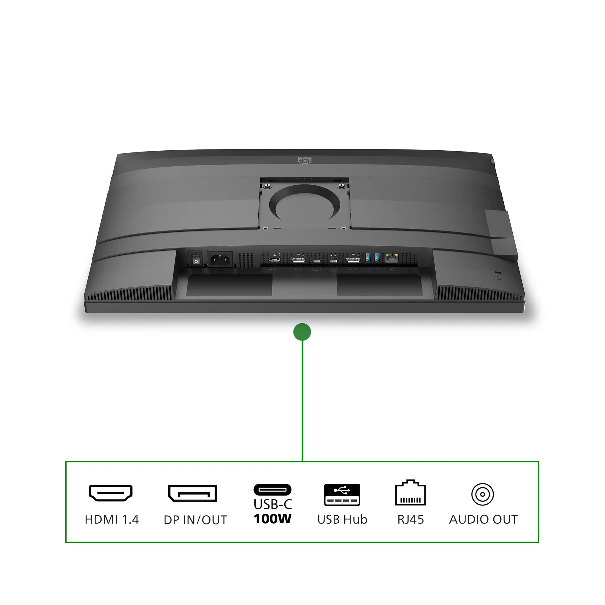 Philips 24B2G5301/00 23.8" Full HD, IPS -näyttö, USB-C hub view 2