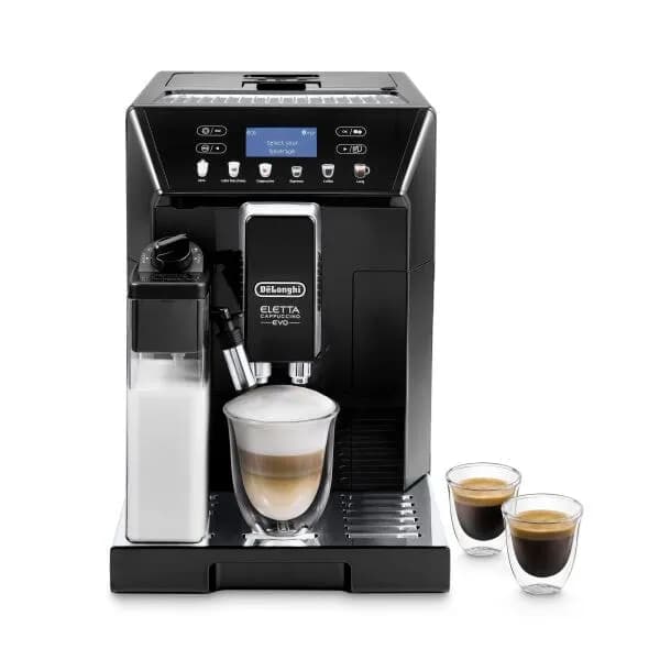 De'Longhi Eletta Cappuccino Evo ECAM46.860.B -täysautomaattinen espressokone, musta