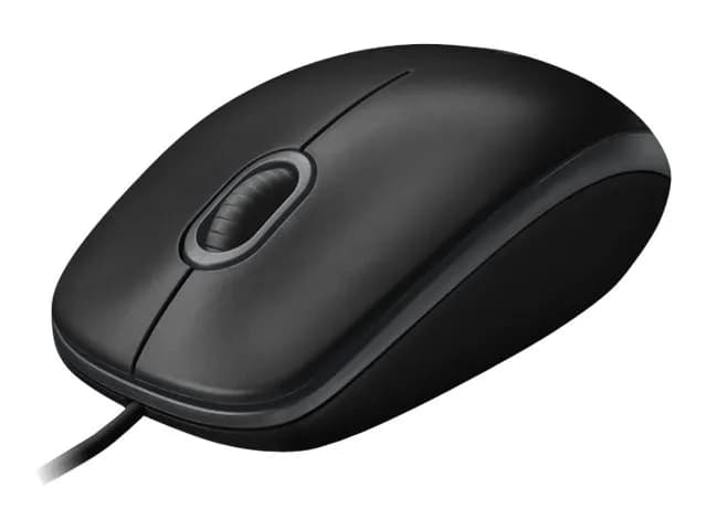 Logitech B100 -langallinen hiiri, musta