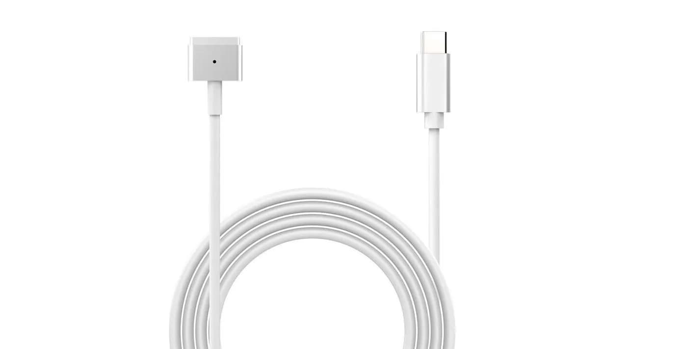 COREPARTS MagSafe 2 - USB-C 1,8 m - Sovitinkaapeli, Valkoinen