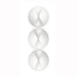Bluelounge CableDrop Mini - Självhäftande hållare för sladdar, 9-pack
