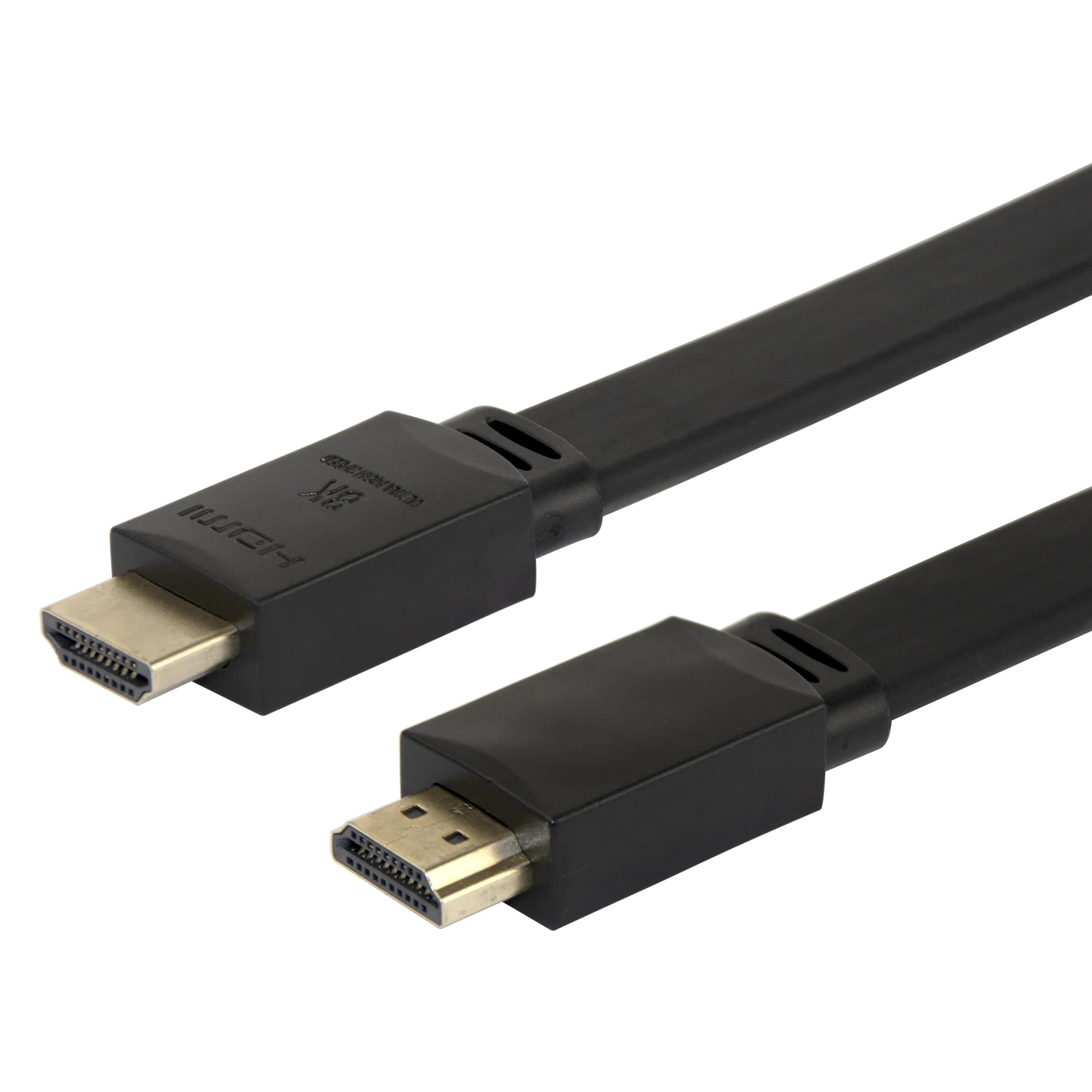 Deltaco HDMI 2.1 Flat -kaapeli, jossa 8K, 5 m, musta