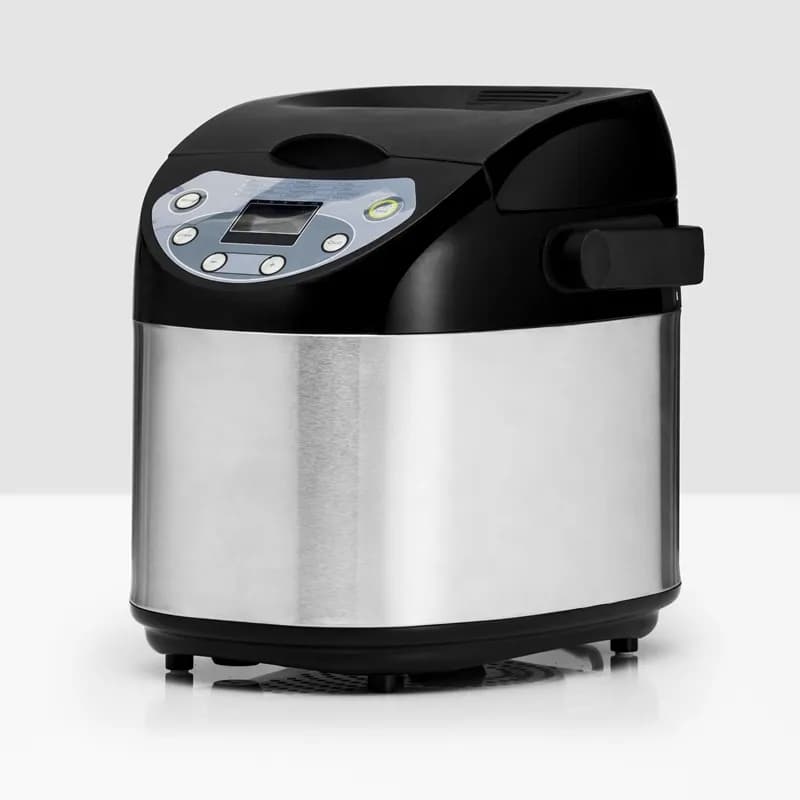 OBH Nordica Inox 6544 -leipäkone, 12 ohjelmaa, 600 W, Musta/Ruostumaton teräs