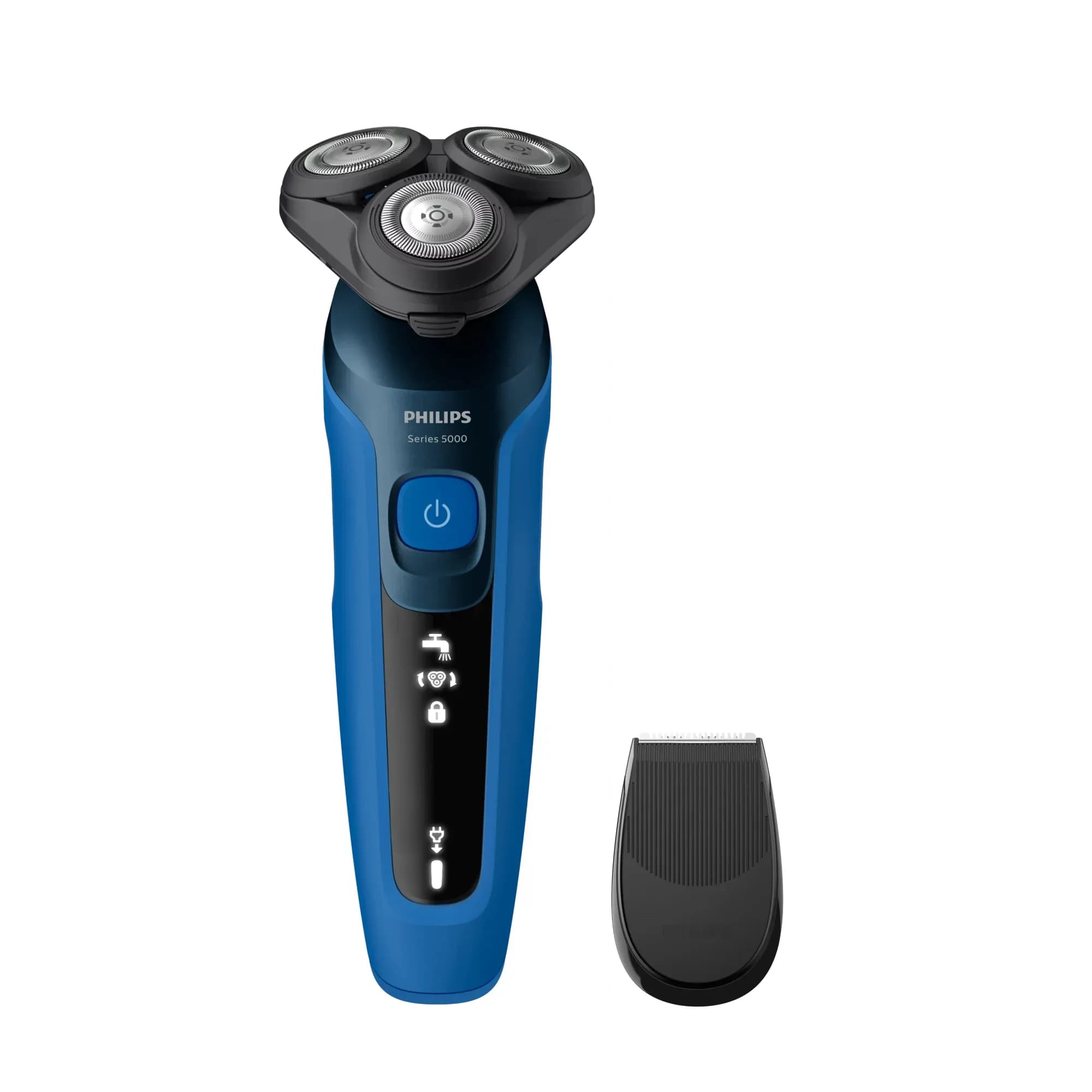 Philips Series 5000 S5466/17 Wet & Dry -sähköparranajokone, musta, sininen