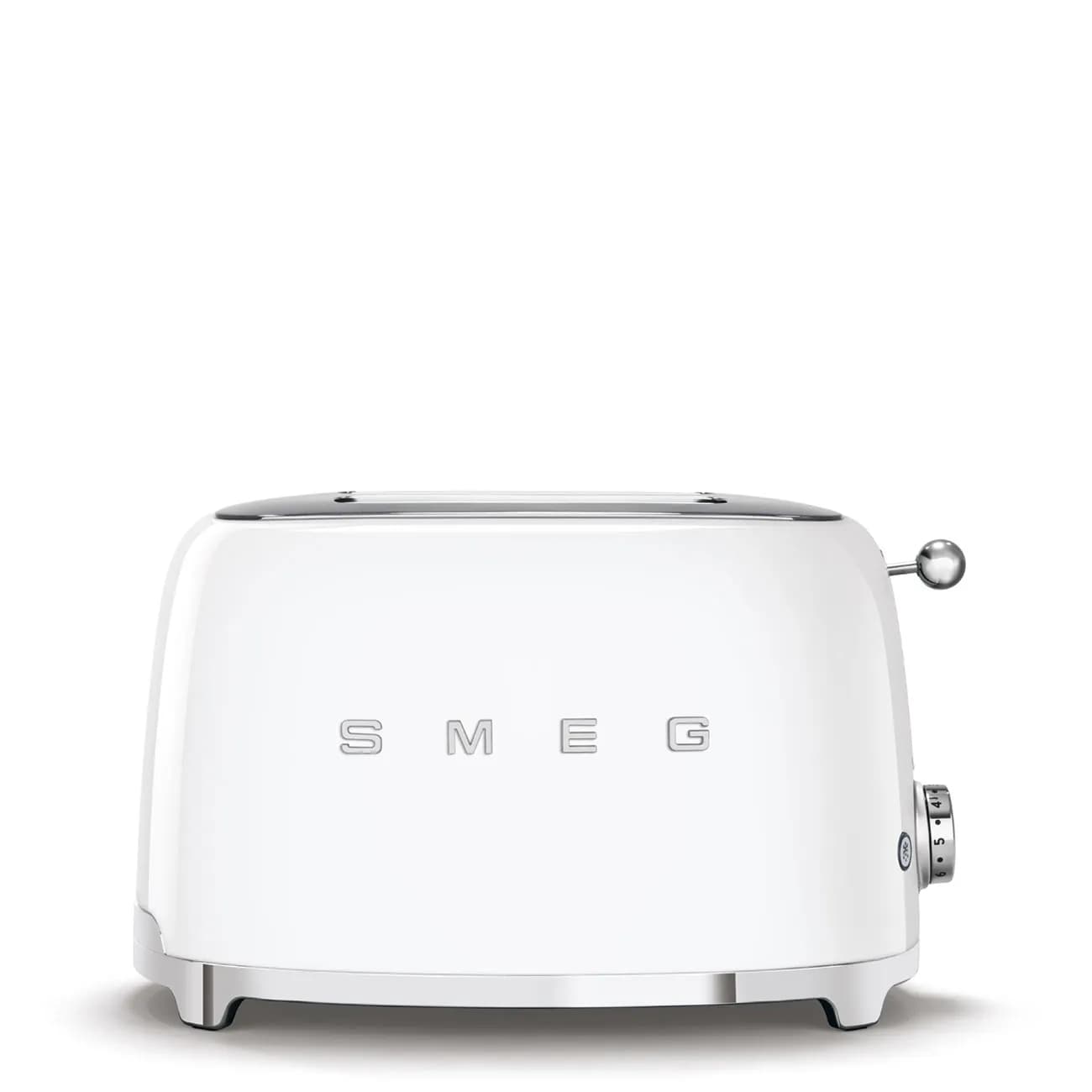Smeg 50's Style TSF01WHEU -leivänpaahdin, 2 viipaleita, valkoinen