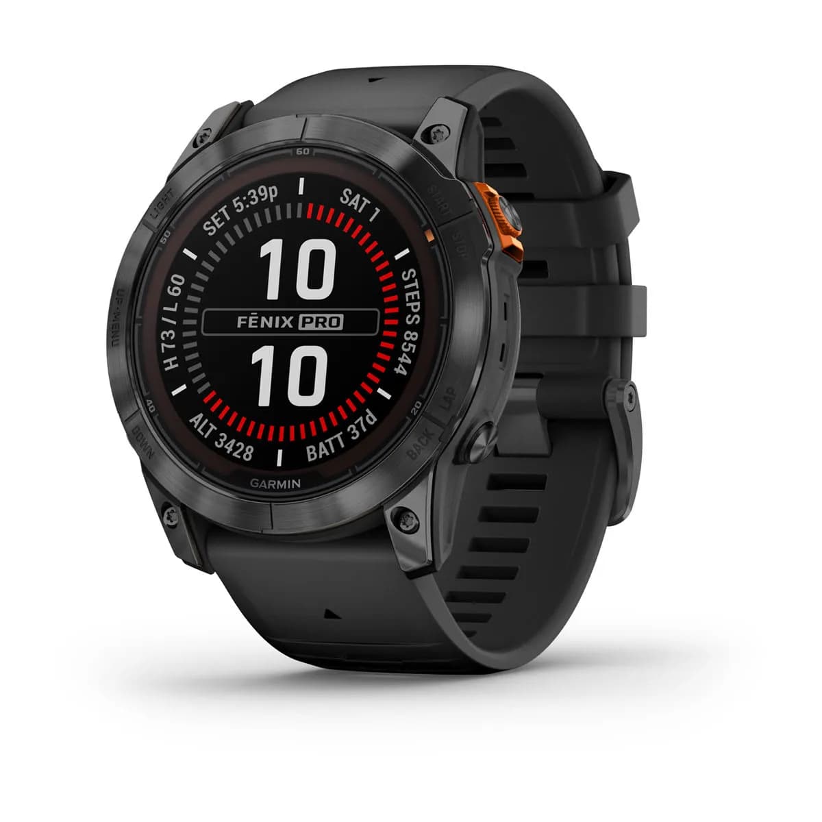 Garmin fenix 7X Pro Solar 51mm -urheilukello, harmaa