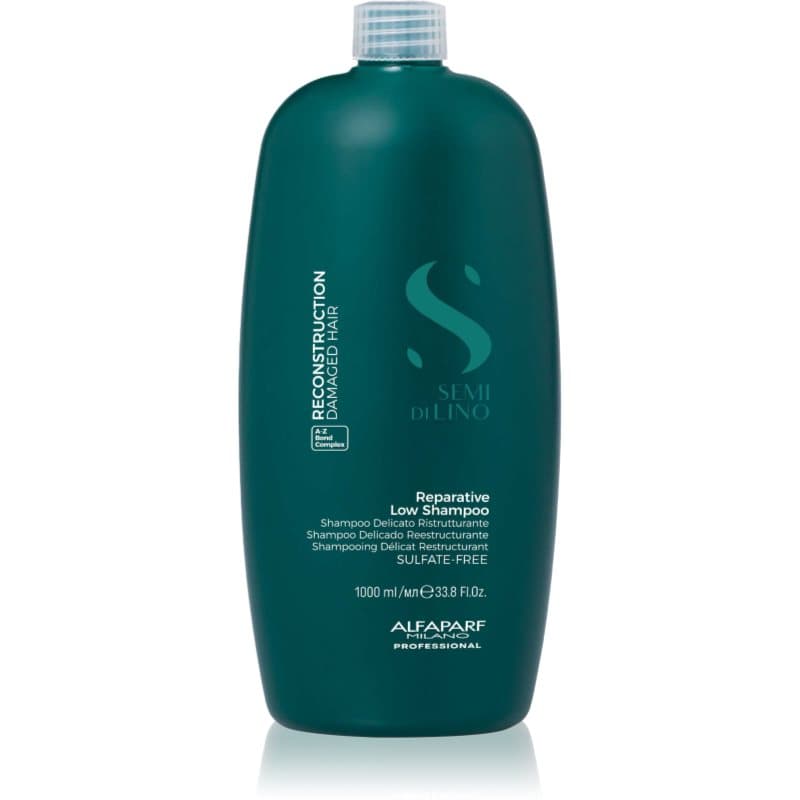 Alfaparf Milano Semi di Lino Reconstruction Reparative uudistava shampoo vaurioituneille hiuksille 1000 ml