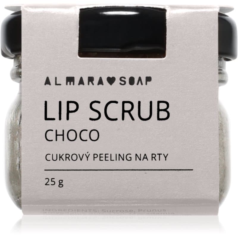 Almara Soap Lip Scrub sokerikuorinta huuliin Choco 25 g