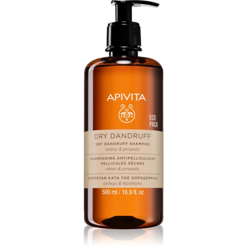 Apivita Dandruff Dry Dandruff Shampoo hilsettä ehkäisevä shampoo 500 ml