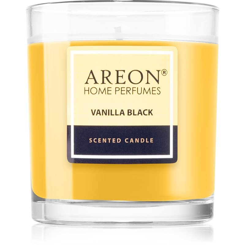 Areon Scented Candle Vanilla Black tuoksukynttilä 120 g