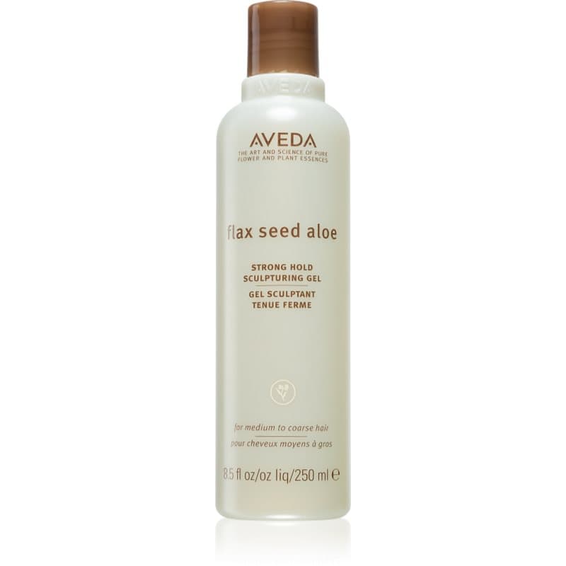 Aveda Flax Seed Strong Hold Sculpturing Gel hiusgeeli sisältää aloe veraa 250 ml