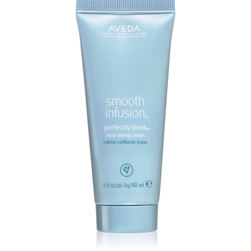 Aveda Smooth Infusion™ Perfectly Sleek™ Heat Styling Cream silottava lämpösuojavoide kurittomille hiuksille pörröisyyden ehkäisyyn 40 ml