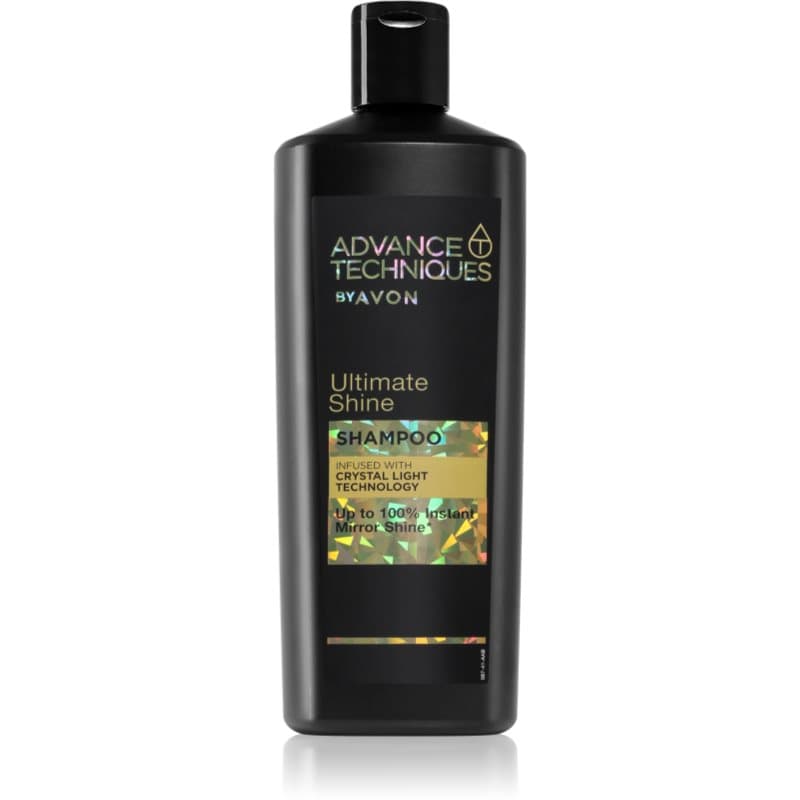 Avon Advance Techniques Ultimate Shine shampoo hiusten kiiltoa ja pehmeyttä lisäävä 700 ml