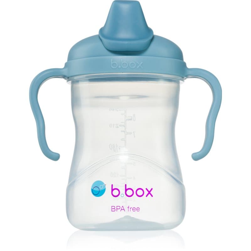 B.Box Spout Cup kuppi varustettu pidikkeellä Ocean 4m+ 240 ml