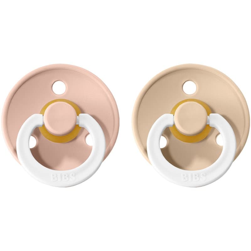 BIBS Colour Natural Rubber Size 1: 0+ months tutti Blush Night / Vanilla Night 2 kpl