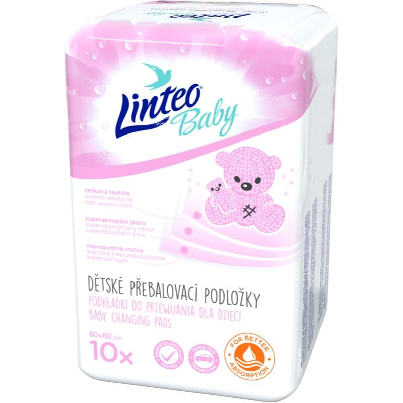 Linteo Baby Changing Pads hoitoalustat 60x60 10 kpl