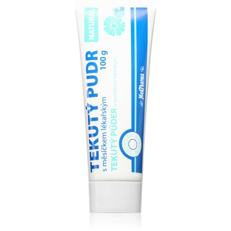 MedPharma Tekutý pudr NATURAL suojaava vauvapuuteri 100 g