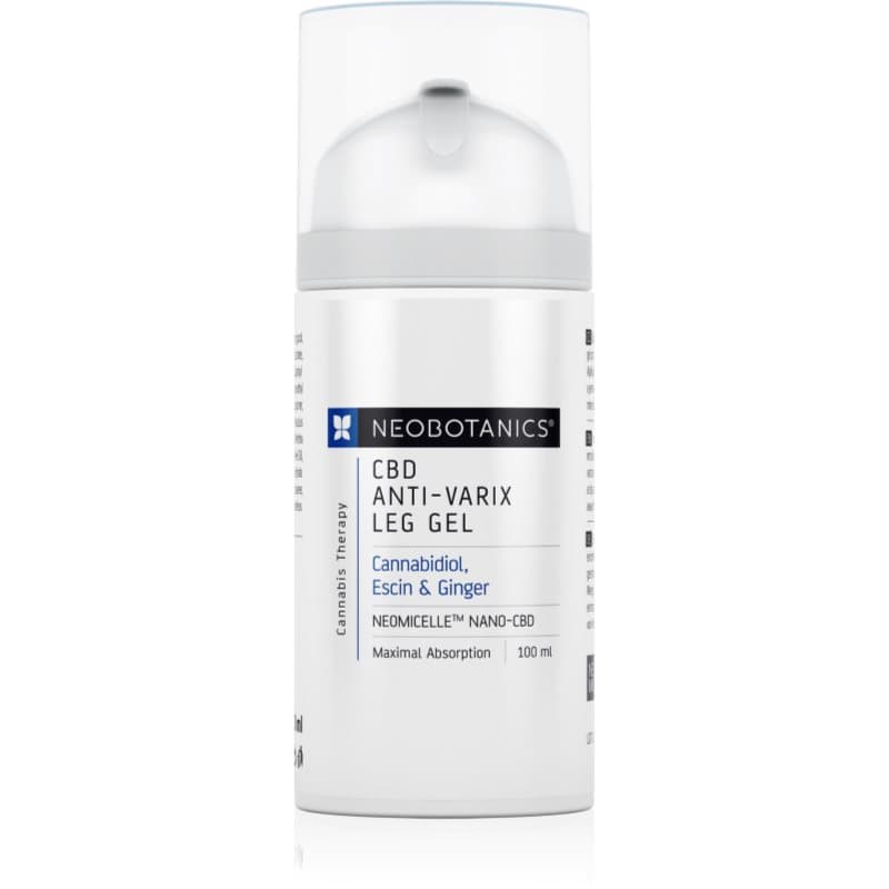 Neobotanics CBD Leg Gel geeliemulsio raskaille ja väsyneille jaloille 100 ml