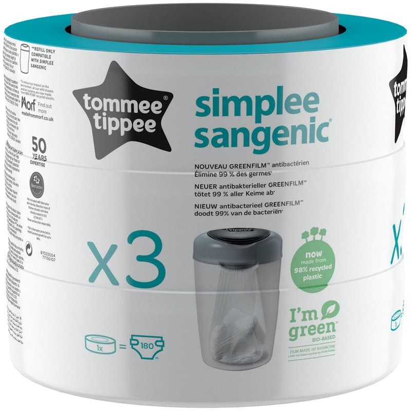 Tommee Tippee Simplee varakotelo 3 kpl