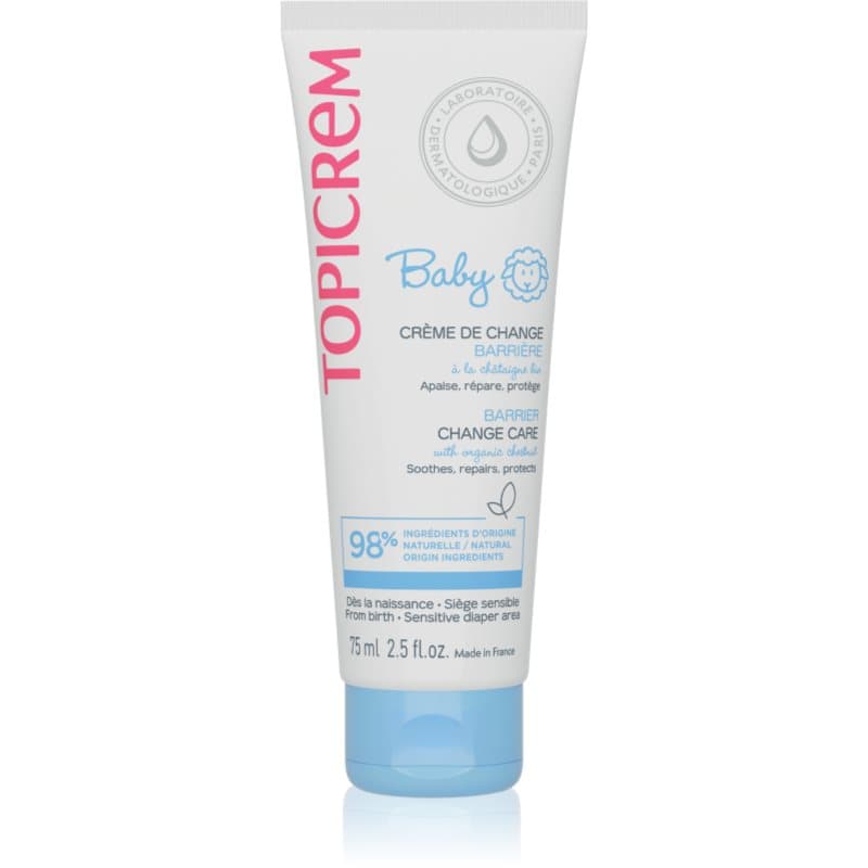 Topicrem BABY Barrier Change Care vaippaihottumaa ehkäisevä voide lapsille 75 ml