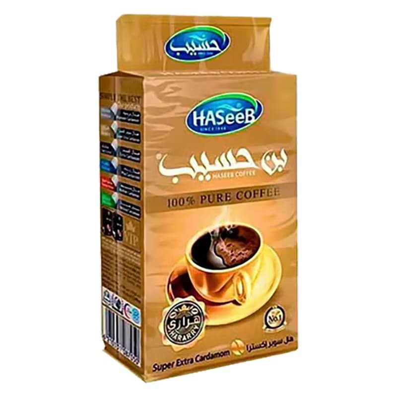 Kaffe Haseeb svart med super extra kardemumma 500g
