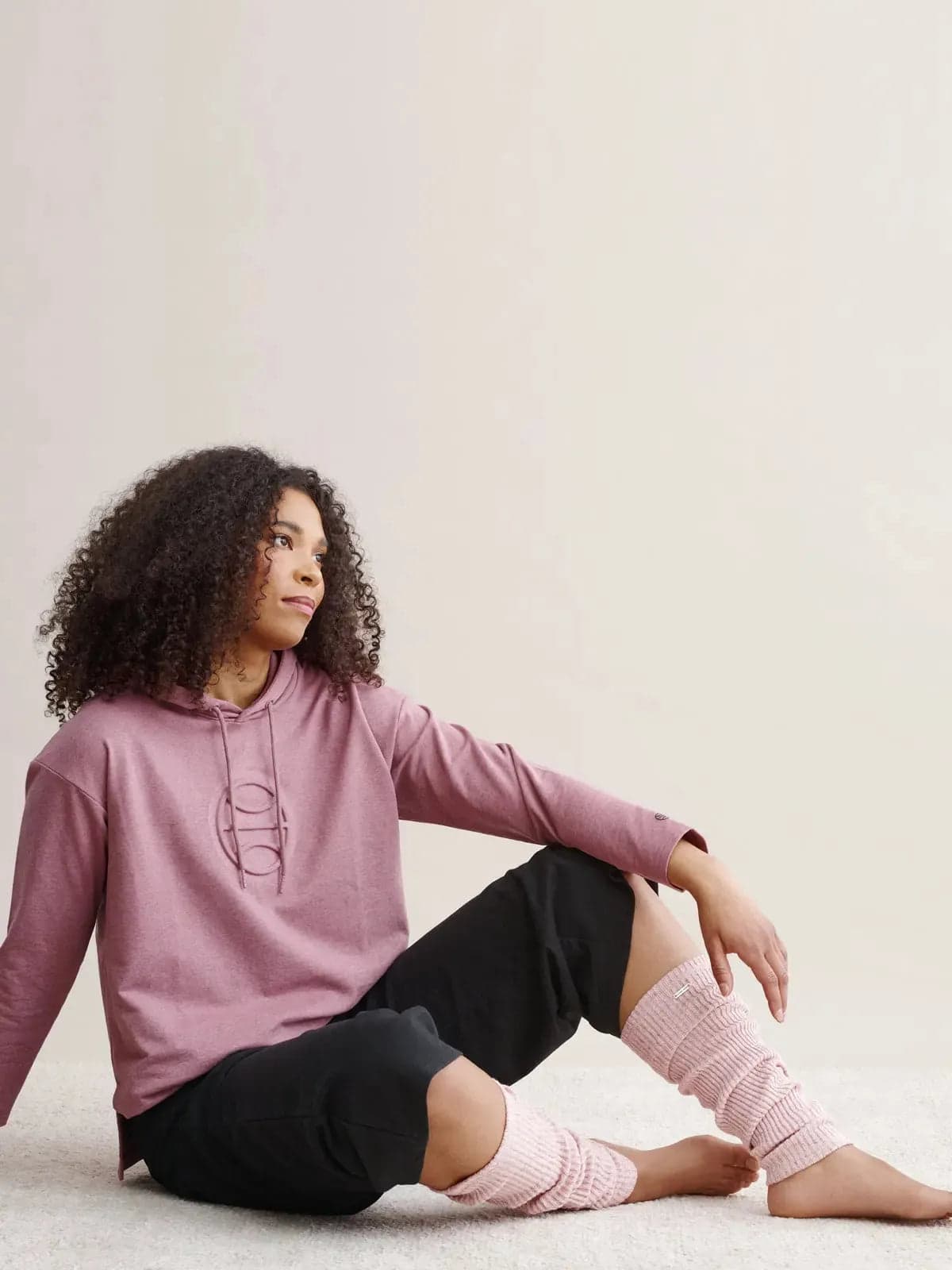 VAIVERO legwarmers, bluish pink
