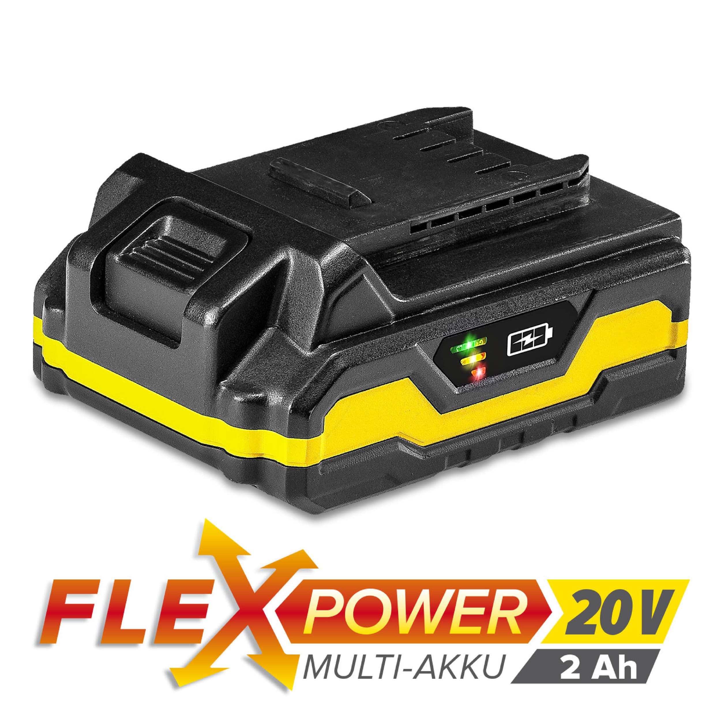 Lisäakku Flexpower 20V 2,0 Ah