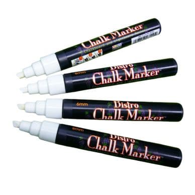 Other Blackboard Chalk Marker Fluor-kynä, valk. vino kärki, 4kpl 752481480108 Vastaa: N/A