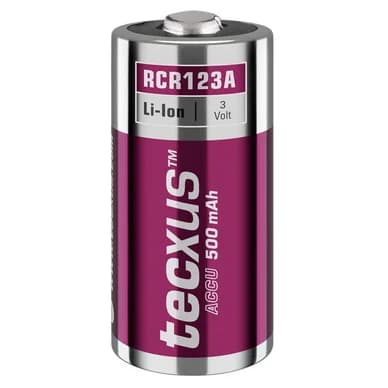 Tecxus Tecxus Akku RCR123 Ladattava akku 4040849725630 Vastaa: N/A