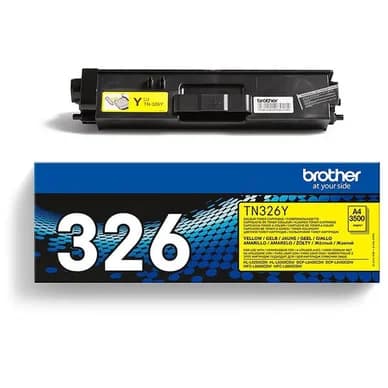 Brother Mustekasetti keltainen 3.500 sivua TN-326Y Vastaa: N/A
