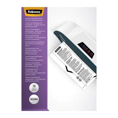 Fellowes Puhdistusarkit Laminoijalle 10 Arkkia