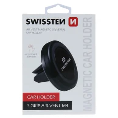 Swissten Swissten Matkapuhelimen pidike M4 Magneettinen autoon 8595217454736 Vastaa: N/A