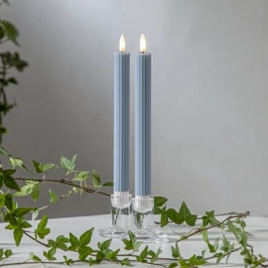 Star Trading LED antiikkikynttilä sininen 2kpl 25cm 061-69 Vastaa: N/A