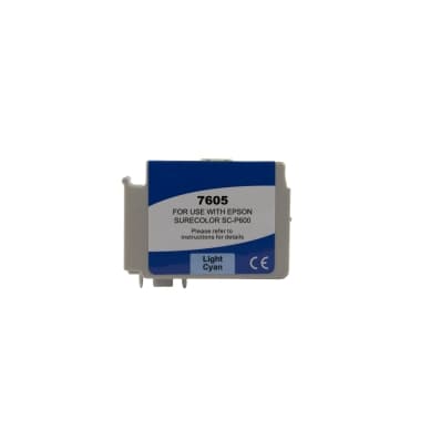 WL Mustepatruuna, korvaa Epson T7605, vaalea cyan, 32 ml 0T7605 Vastaa: T7605
