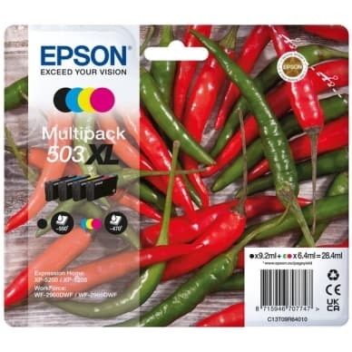 Epson Mustepatruuna MultiPack Epson 503XL Bk,C,M,Y