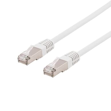 DELTACO S/FTP Cat6 laitekaapeli, Delta-sert., LSZH, 2m, valkoinen SFTP-62VH Vastaa: N/A