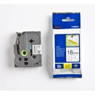 TZeS tape 18mmx8m strong black/white