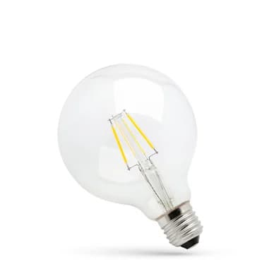 Spectrum LED LED lamppu Globe kirkas E27 4W 2700K 450 lumenia WOJ13763 Vastaa: N/A