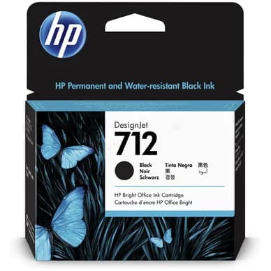HP HP 712 Mustepatruuna musta 3ED71A Vastaa: N/A