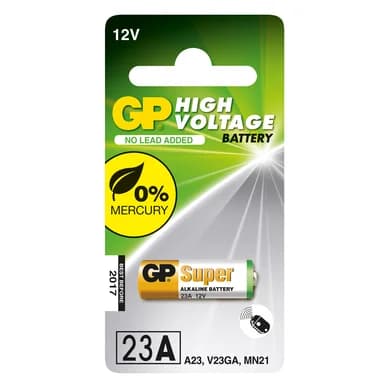 GP BATTERIES GP 23AE-C1 Ultra MN21. LRV08 GP-23AE Vastaa: N/A