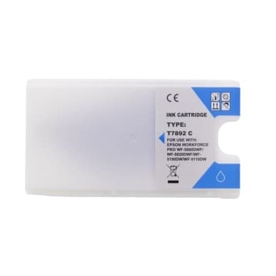 WL Mustepatruuna syaani, korvaa Epson T7892 0T07892 Vastaa: T7892