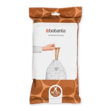 Brabantia Brabantia-roskapussi PerfectFit X, 10-12 l Dispenser, 40 p 138041 Vastaa: N/A