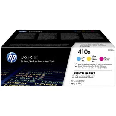 HP HP 410X Värikasetti 3-pack C/M/Y CF252XM Vastaa: N/A