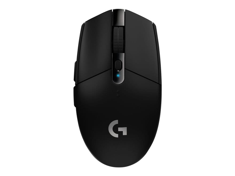 Logitech G305 - Hiiri - optinen - 6 painiketta - langaton - LIGHTSPEED - langaton vastaanotin (USB) - musta