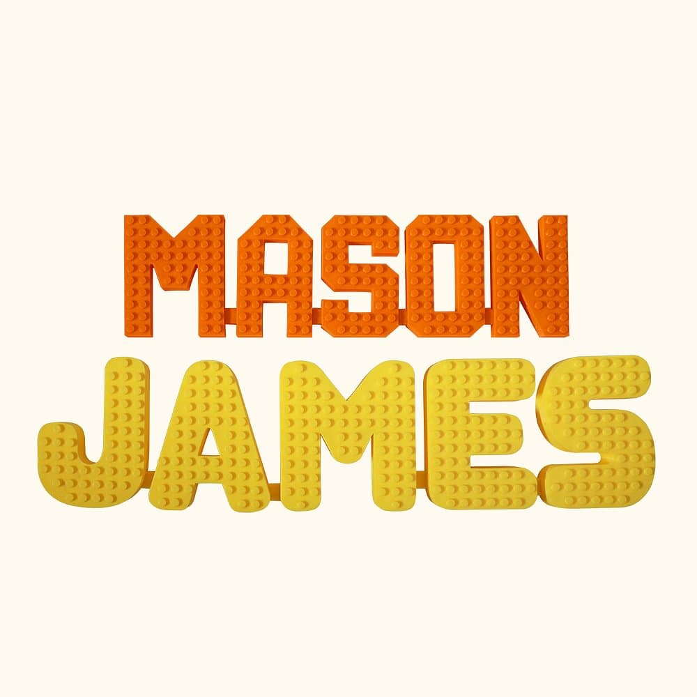 Kid's Name Puzzle Sign 3D Printed