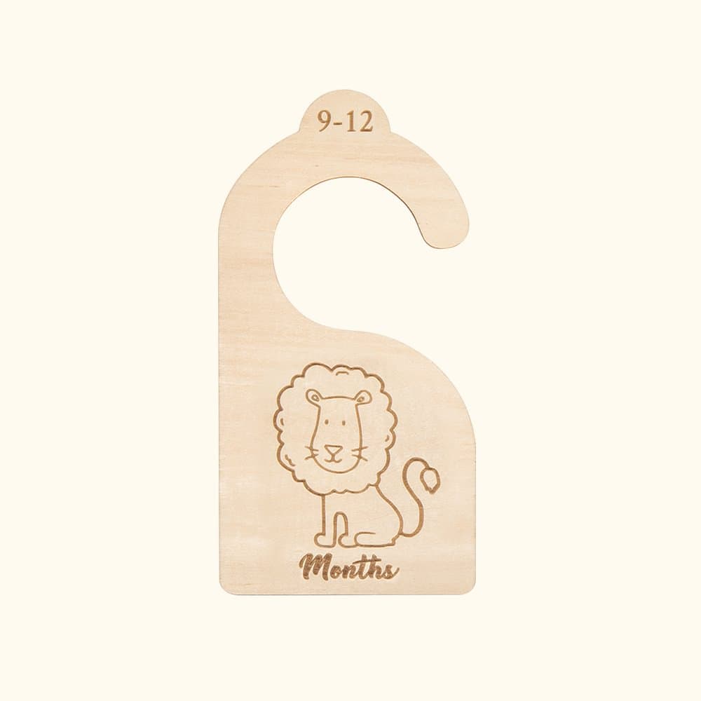 Personalized Wood Baby Closet Dividers Handmade Baby Shower Gift 7 Pcs