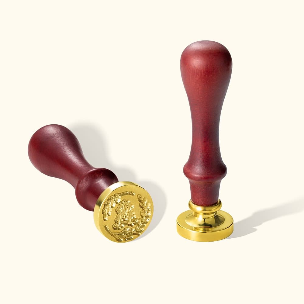 Henkilökohtainen Monogram Olive Branch Style Wax Seal Stamp Kit nimikirjaimet ja tiivistys Wax Stick Bridal Party Wedding Gift for Couple